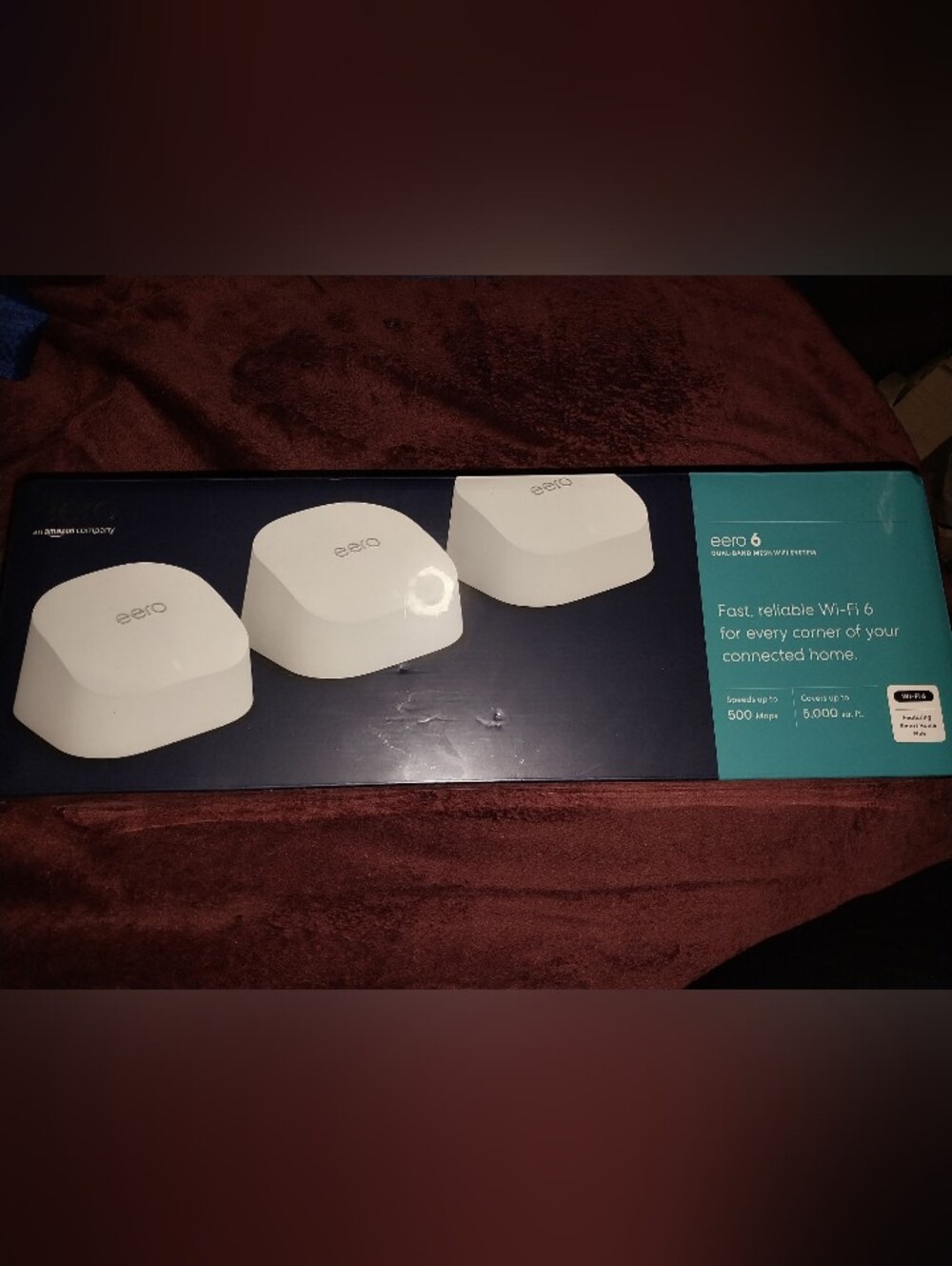 eero 6 Mesh Wi‑Fi System — White (3-Pack)